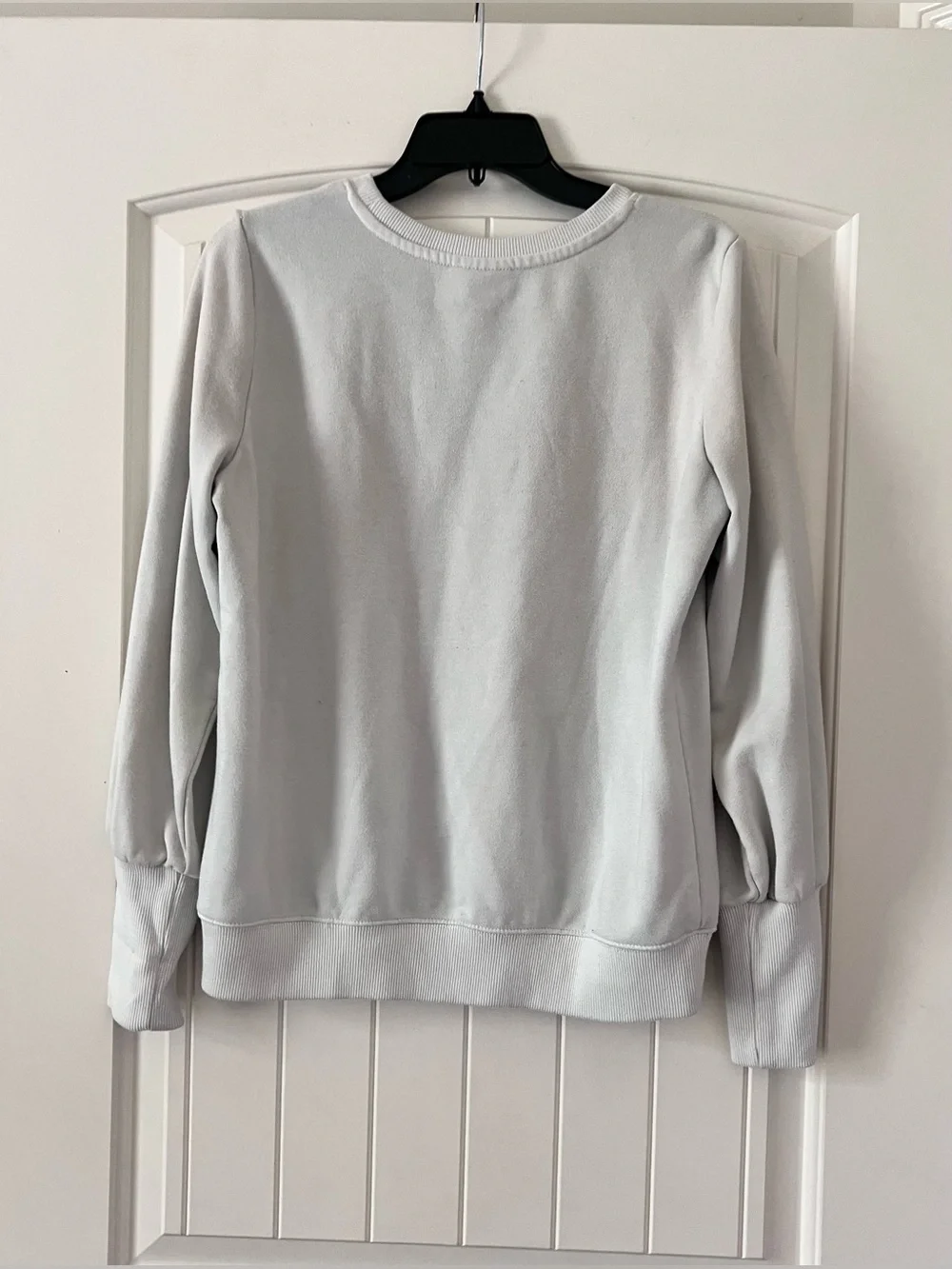 Wrangler Ladies Retro Size Medium Vintage White Vintage Crew Sweater sweatshirt - Picture 4 of 7